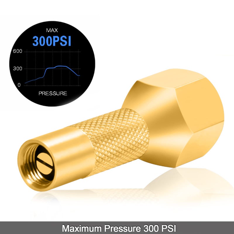 GODESON Air Chuck, Screw on Tire Inflator Nozzle for Tire Inflator Gauge Compressor Accessories, Twist-on Chucks(Pack of 2) - Image 4